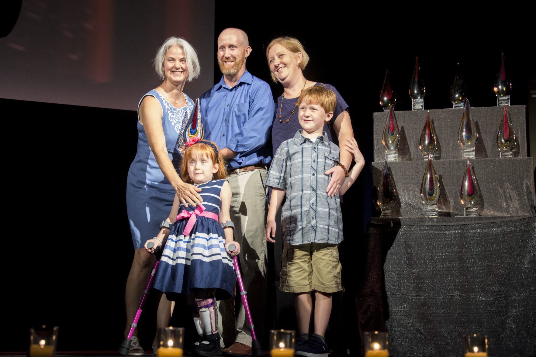 Lou Salvin, Paul, Kathy, Reghan, and Ian Shriver